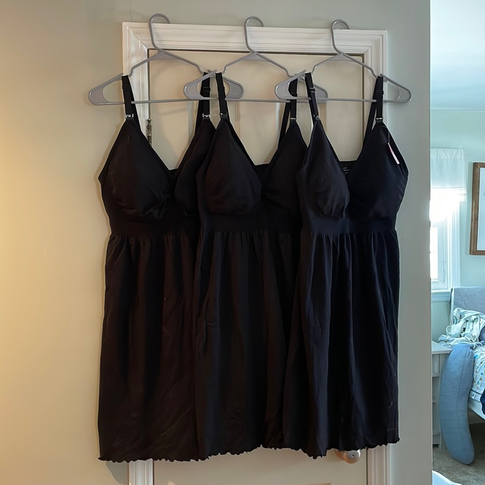 Nursing friendly night gowns